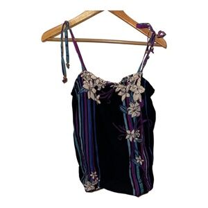 Honolua Wahine Hawaii Shoulder Tie Tank Top S